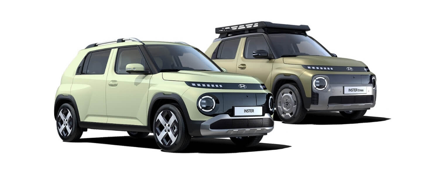 Hyundai INSTER fritlagte modeller 